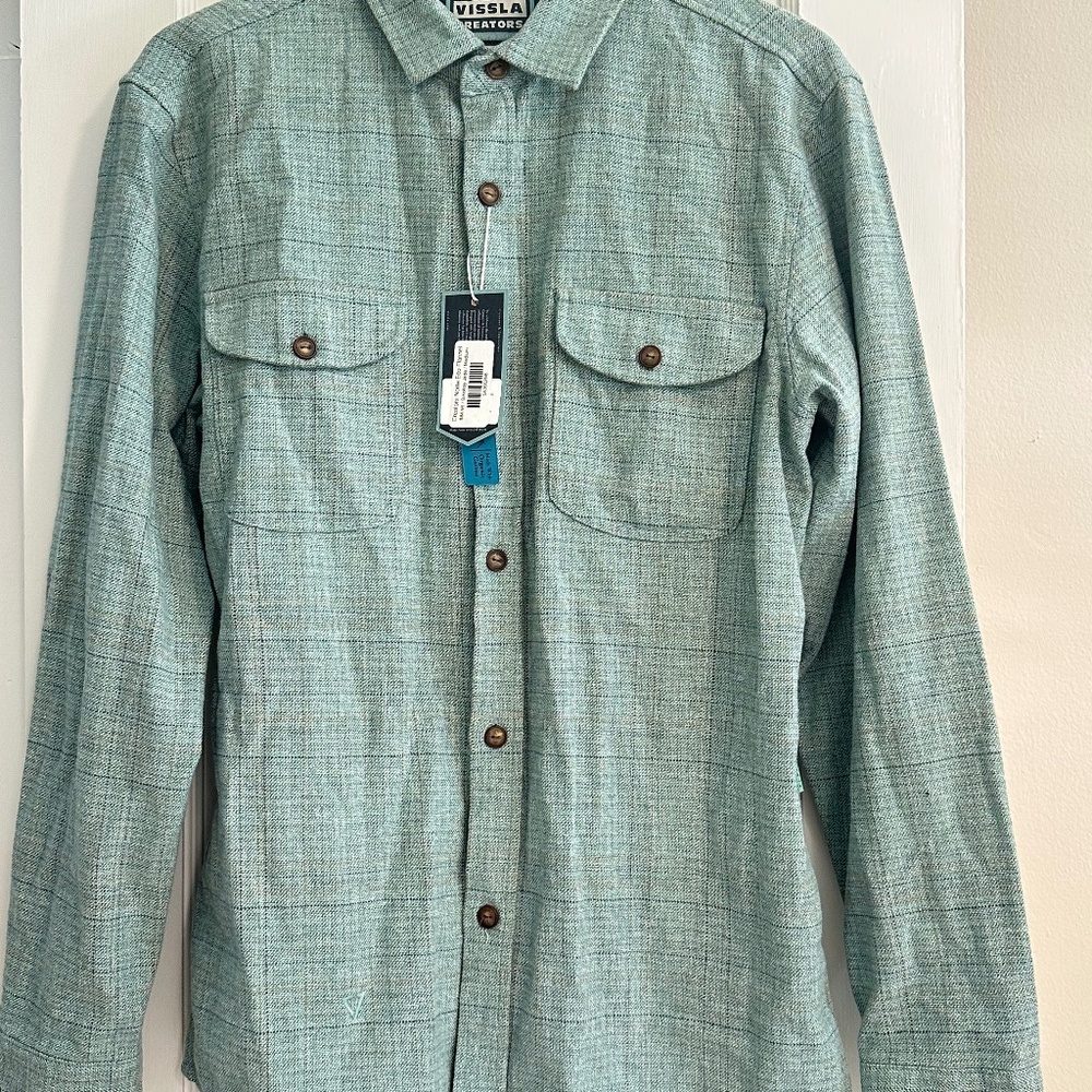 Vissla Creators Long Sleeve button up Summer Flannel